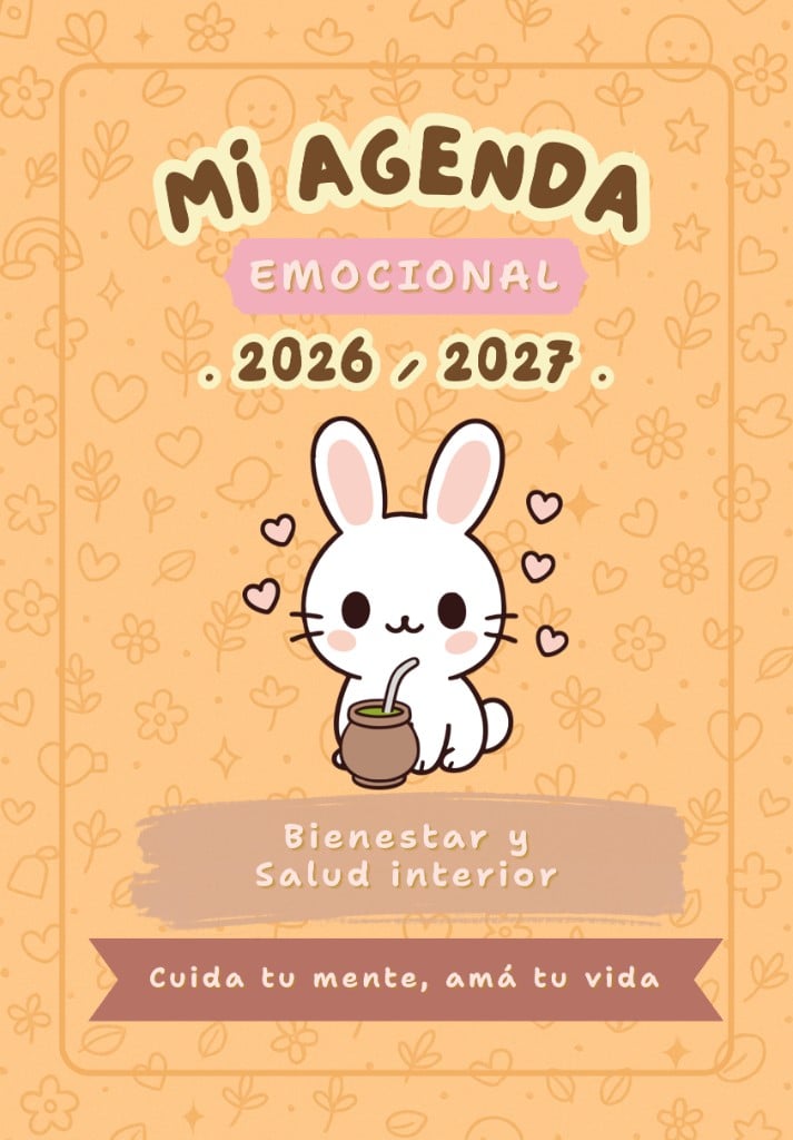 Tapa de Agenda Emocional - Bunny Cute - A5